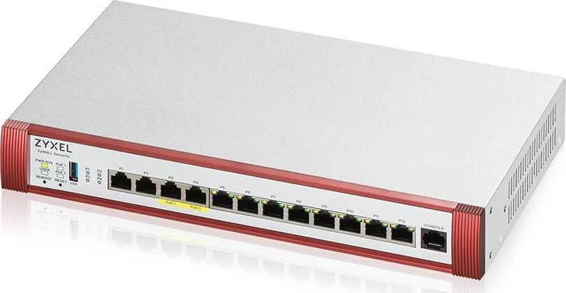 Maršrutizatorius ZYXEL USG FLEX 500 H, USER-DEFINABLE PORTS WITH 2*2.5G, 2*2.5G (POE+) & 8*1G, 1*USB WITH 1 YR ENTRY DEFENSE PACK