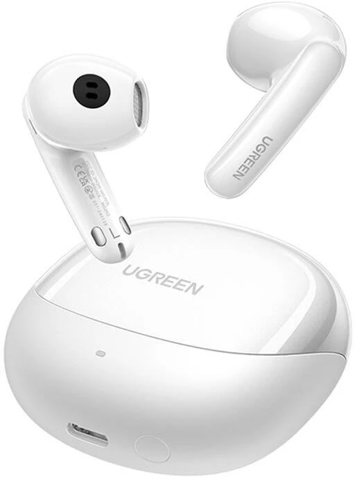 Belaidės ausinės Ugreen HiTune H6 Pro Active Noise-Cancelling Earbuds (35873) baltos
