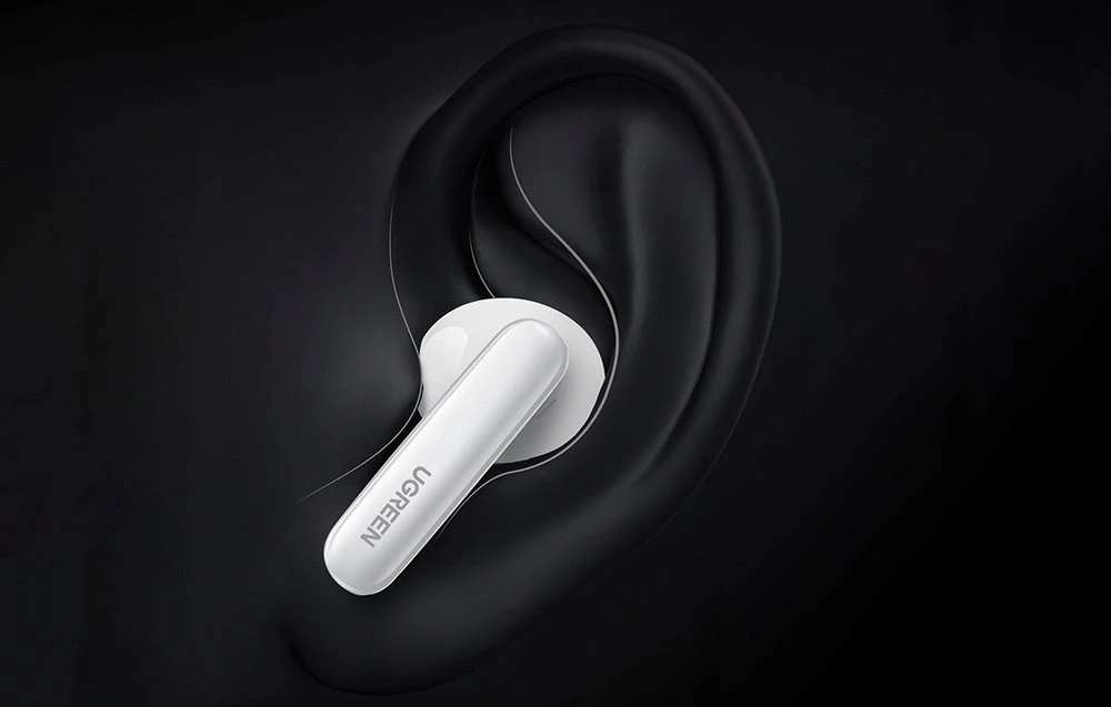 Belaidės ausinės Ugreen HiTune H6 Pro Active Noise-Cancelling Earbuds (35873) baltos