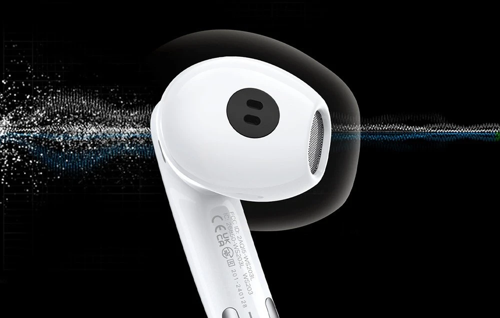 Belaidės ausinės Ugreen HiTune H6 Pro Active Noise-Cancelling Earbuds (35873) baltos