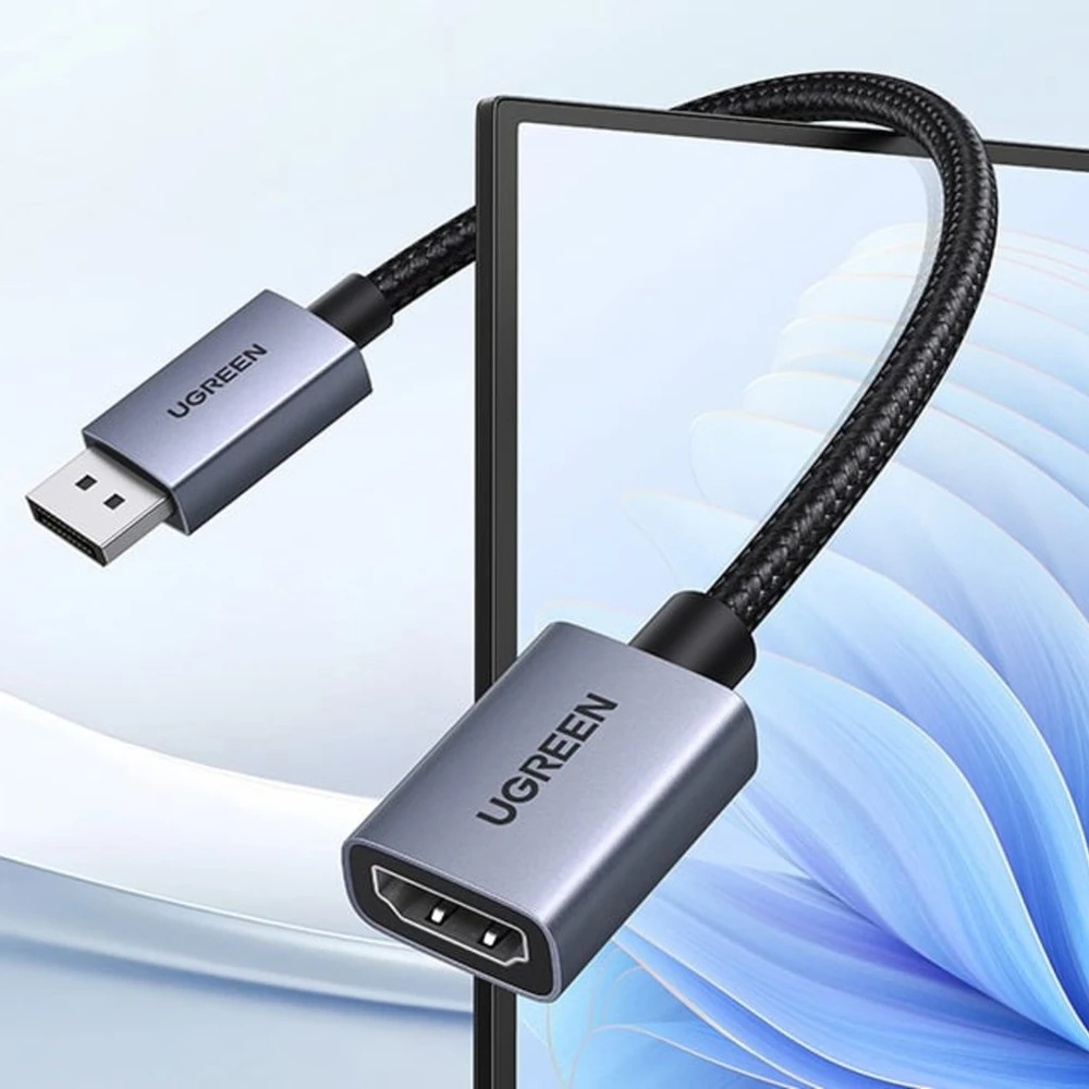 Adapteris DisplayPort kištukas HDMI lizdas 4K@30Hz 0.2m DP133 UGREEN