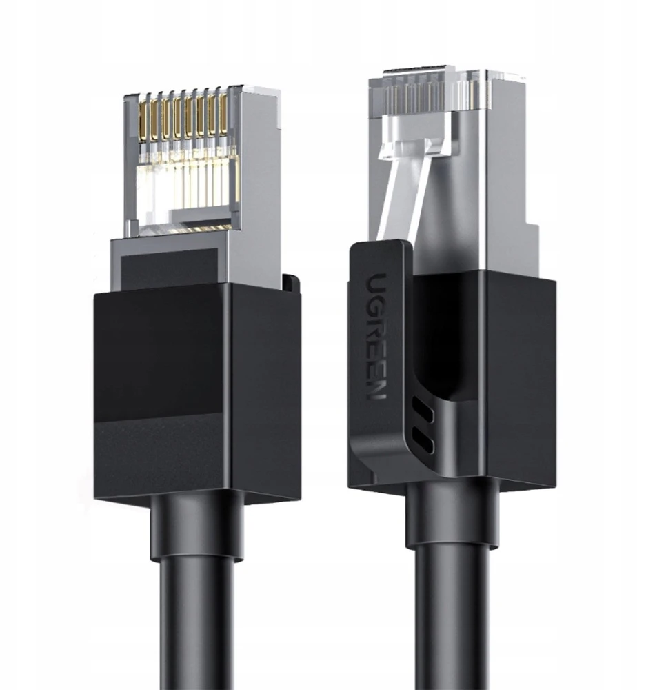 Ugreen Cat6 F/UTP Ethernet Cable 1m - Juodas