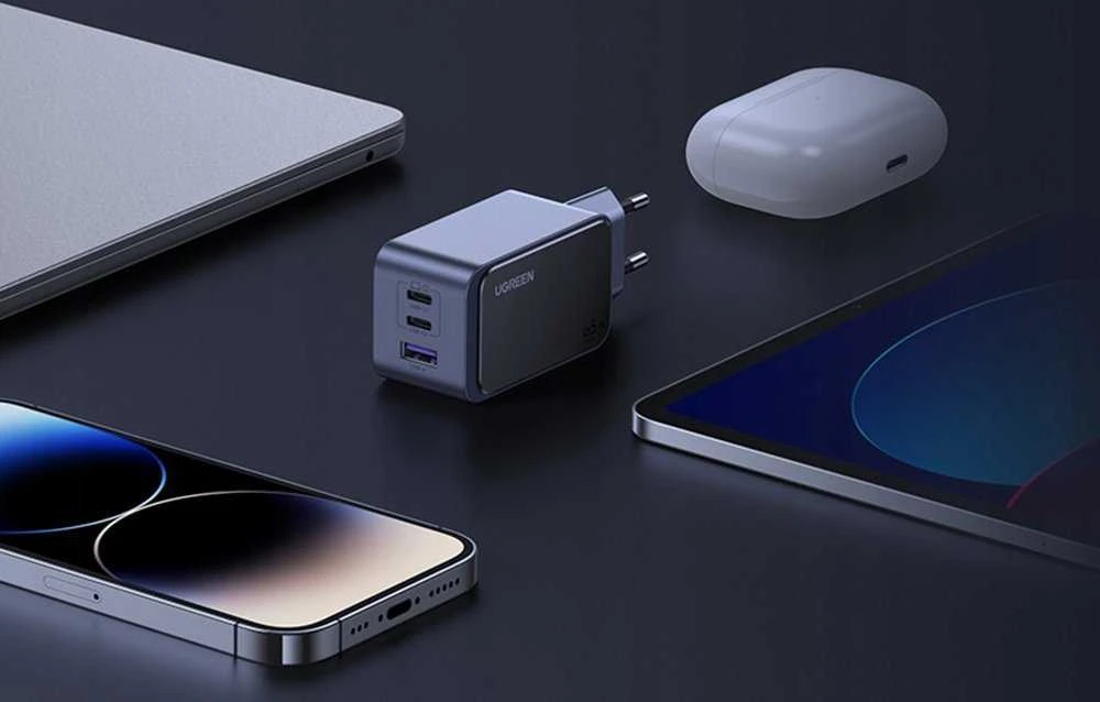 Įkroviklis Ugreen Nexode Air 65W, USB + 2x USB-C