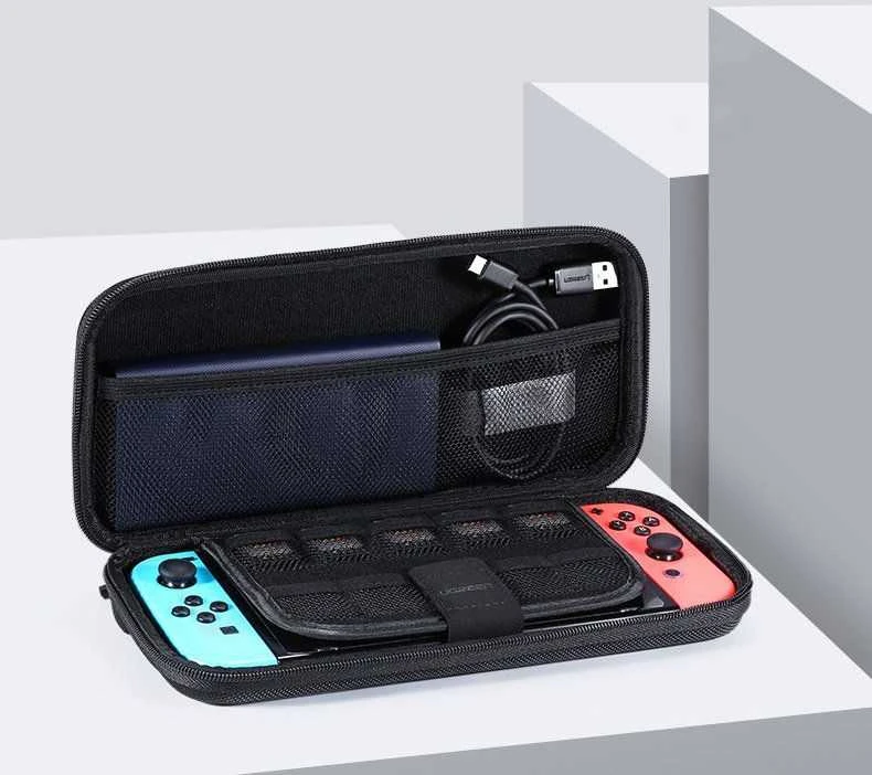 Ugreen Dėžutė Nintendo Switch ir priedams S 26,5 x 10 x 13,5 cm juodos spalvos (50275 LP145)