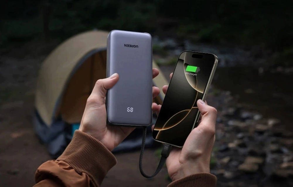 Ugreen PB537 20000 mAh 55W pilka
