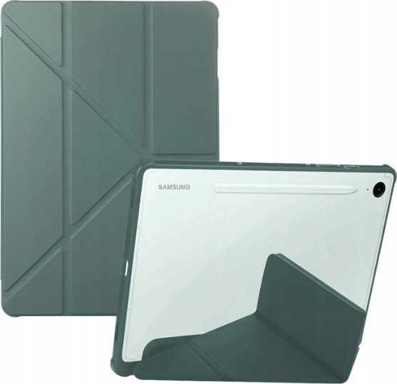 Dėklas Stand Samsung Galaxy Tab S10 Ultra žalios spalvos