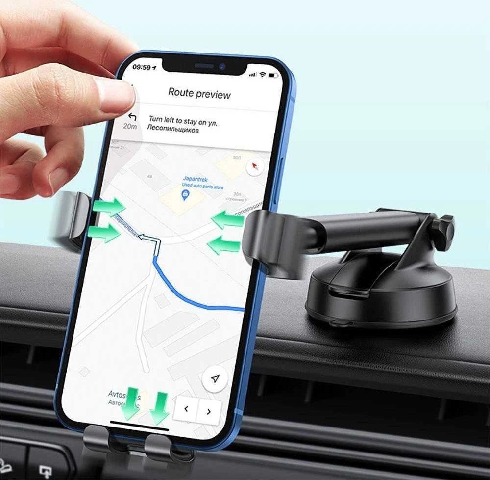 Automobilinis telefono laikiklis Ugreen LP200 juodas