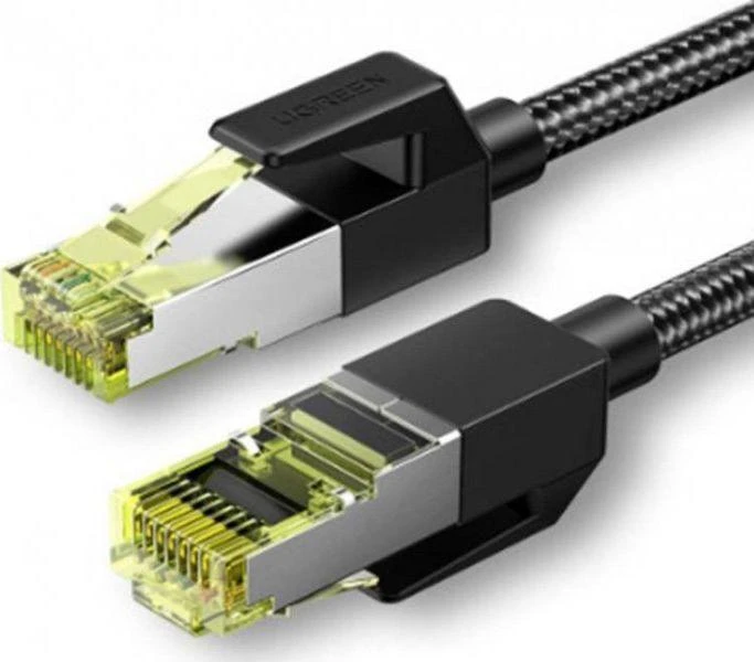 UGREEN NW150 Cat 7 F/FTP Braid Ethernet RJ45 kabelis 1m