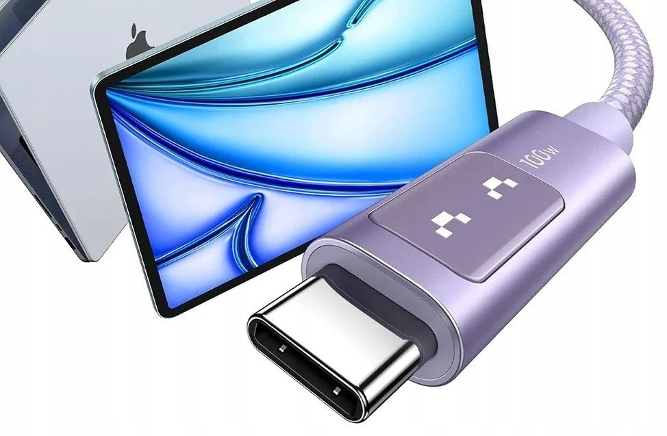 Ugreen Uno L509 USB-C į USB-C laidas, 100 W, 2 m (violetinis)