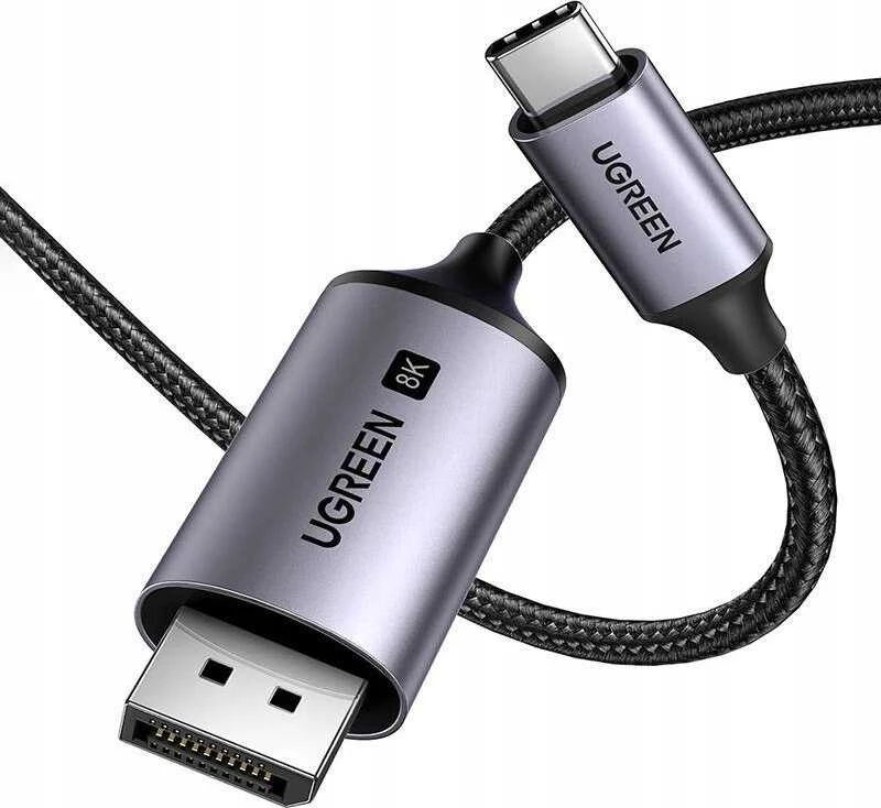 Ugreen kabelis Ekranas Port USB-C (8K 1m) juodos spalvos
