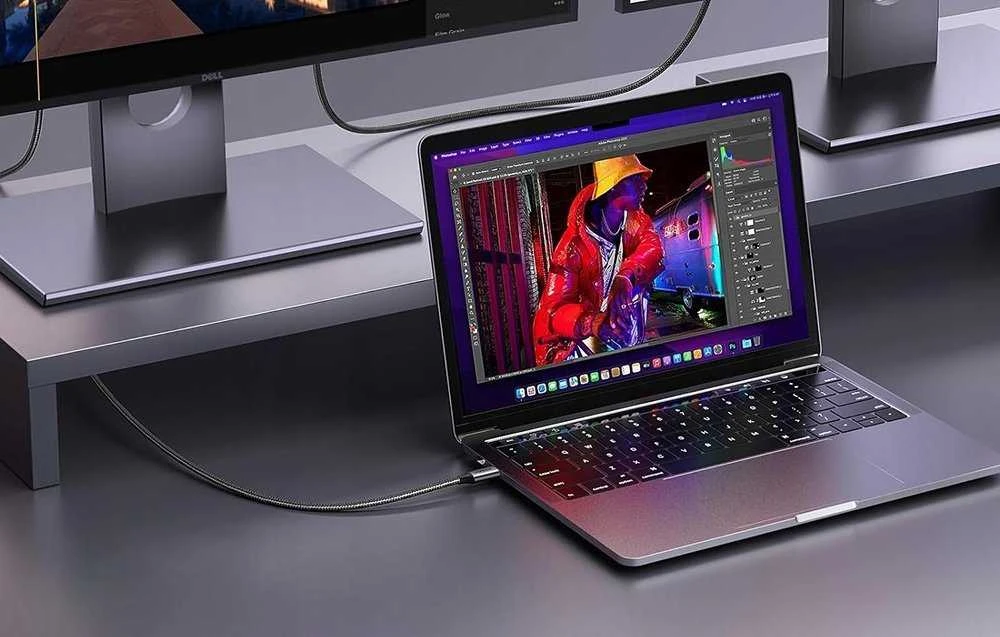 Ugreen kabelis Ekranas Port USB-C (8K 1m) juodos spalvos