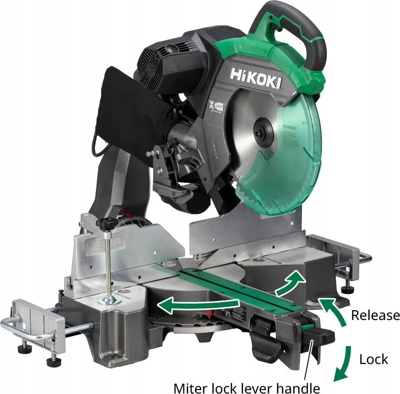 Skersinio pjovimo staklės Hikoki C12RSH3WAZ; 1520 W; 305 mm