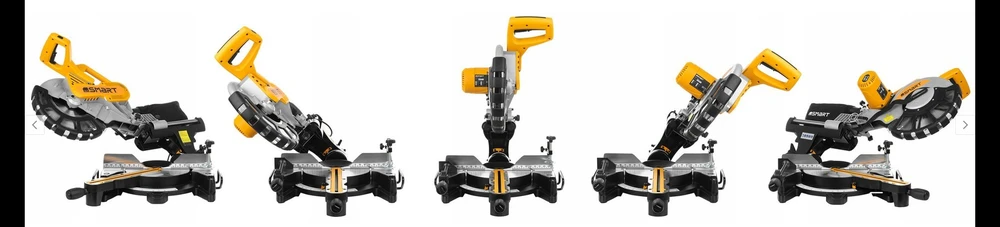 2000 W kampinis pjūklas, 305 mm, „smart365“ lazeris