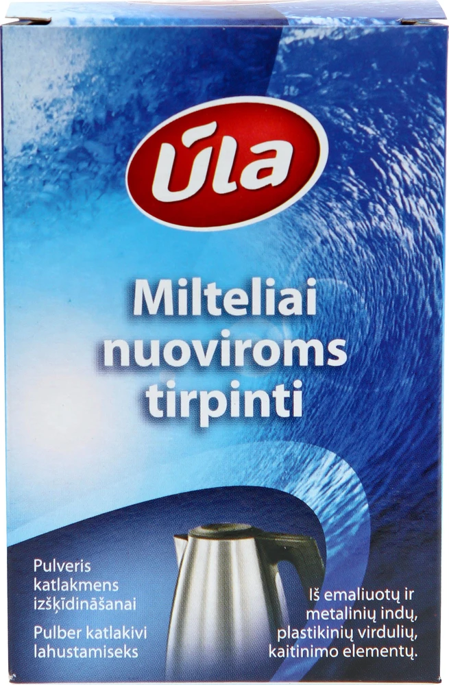ULA Kalkių nuovirų valymo milteliai, 100g