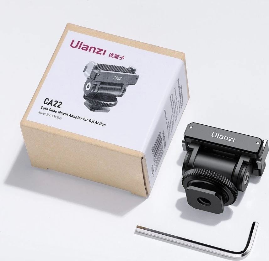 Adapteris Laikiklis Mount Head For 1/4 Iso Foot For Dji Action 3 / 4 Ulanzi / Ca22