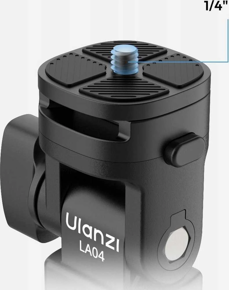 Ulanzi Adapteris Laikiklis Do Statyw Studyjny 12mm 16mm Na Aparat Kamera Lampa 1/4" Iso / La04