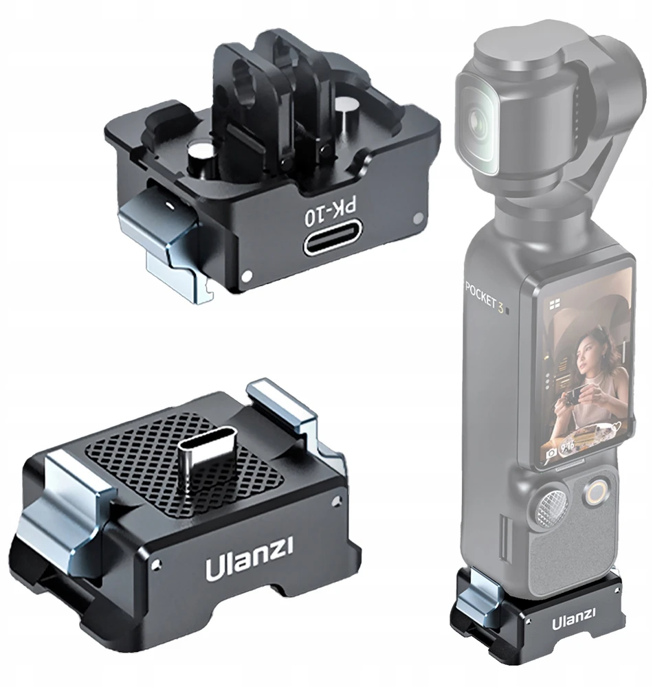 Kameros Adapteris - Ulanzi PK-10 USB-C Montavimo Adapteris DJI Osmo Pocket 3