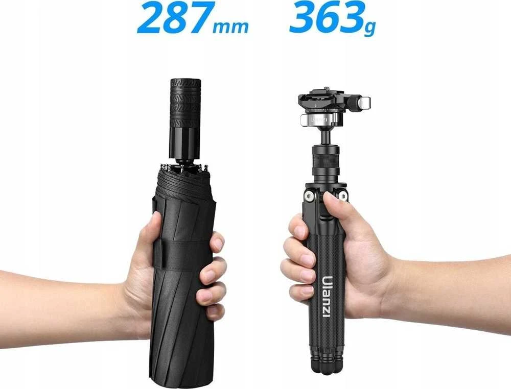 Trikojis - Ulanzi TT35 28.7cm 5kg Anglies pluošto/Aliuminio lydinys