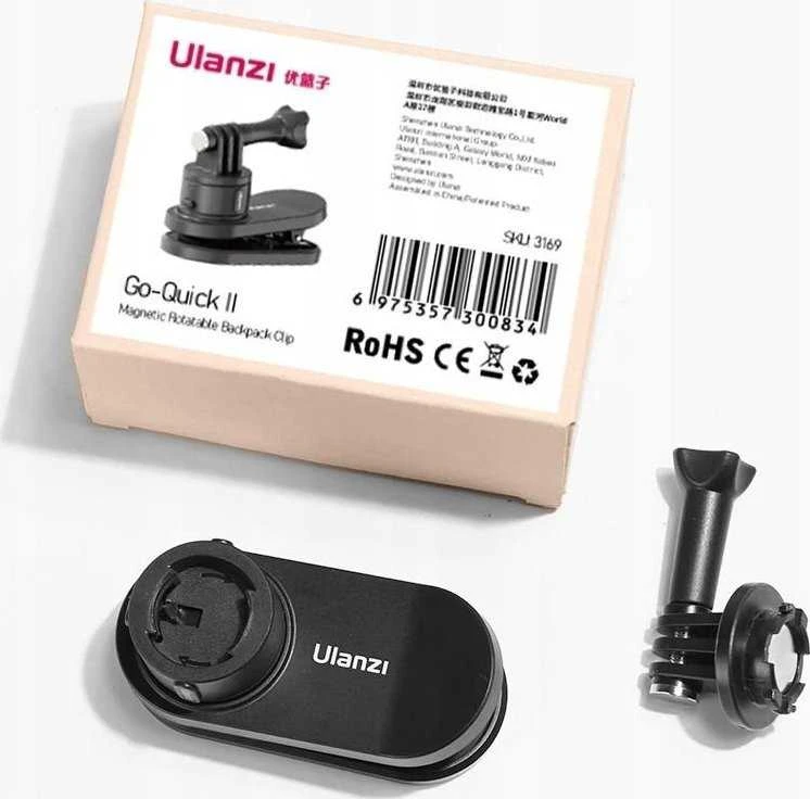 Veiksmo Kameros Priedas - Ulanzi Go-Quick II Quick Release Clip