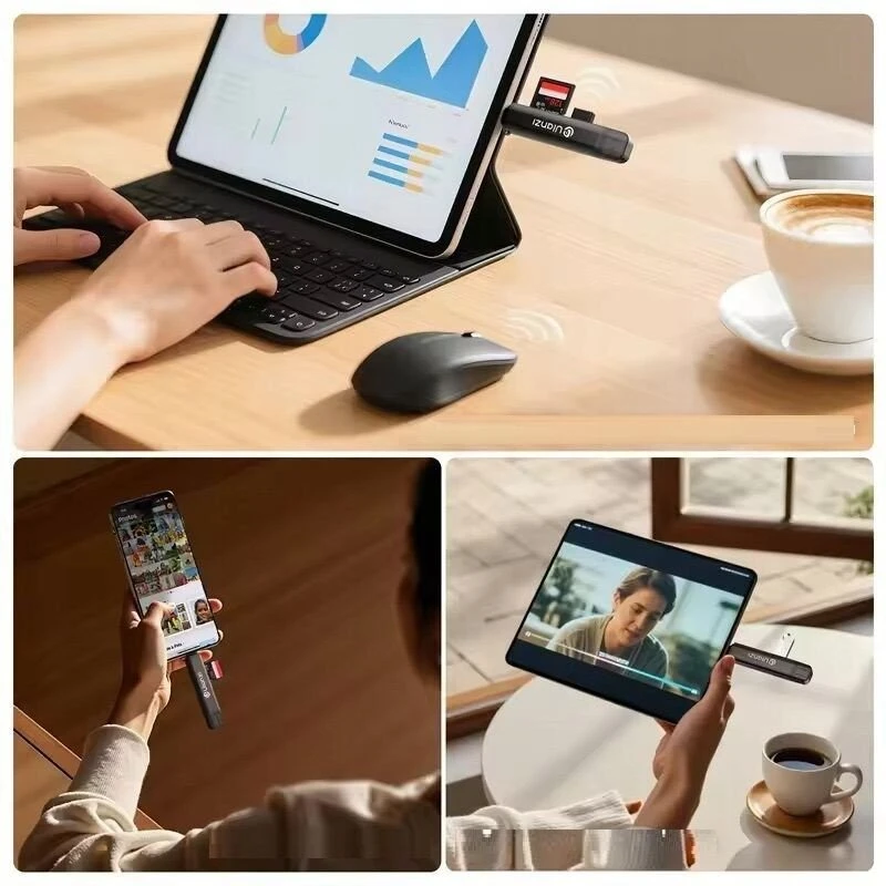 „Ulanzi Ulanzi CR1“ skaitytuvas 3in1 kortelių skaitytuvas USB 3.0 / USB-C SD Tf MicroSD / 150–200 Mb/s / CR1 / SKU:x117