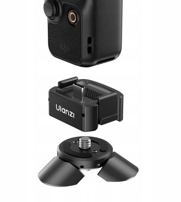 Ulanzi DJI Osmo Pocket 3 / Pk-11 stovas, 1/4 colio, USB-C tipo įkroviklis