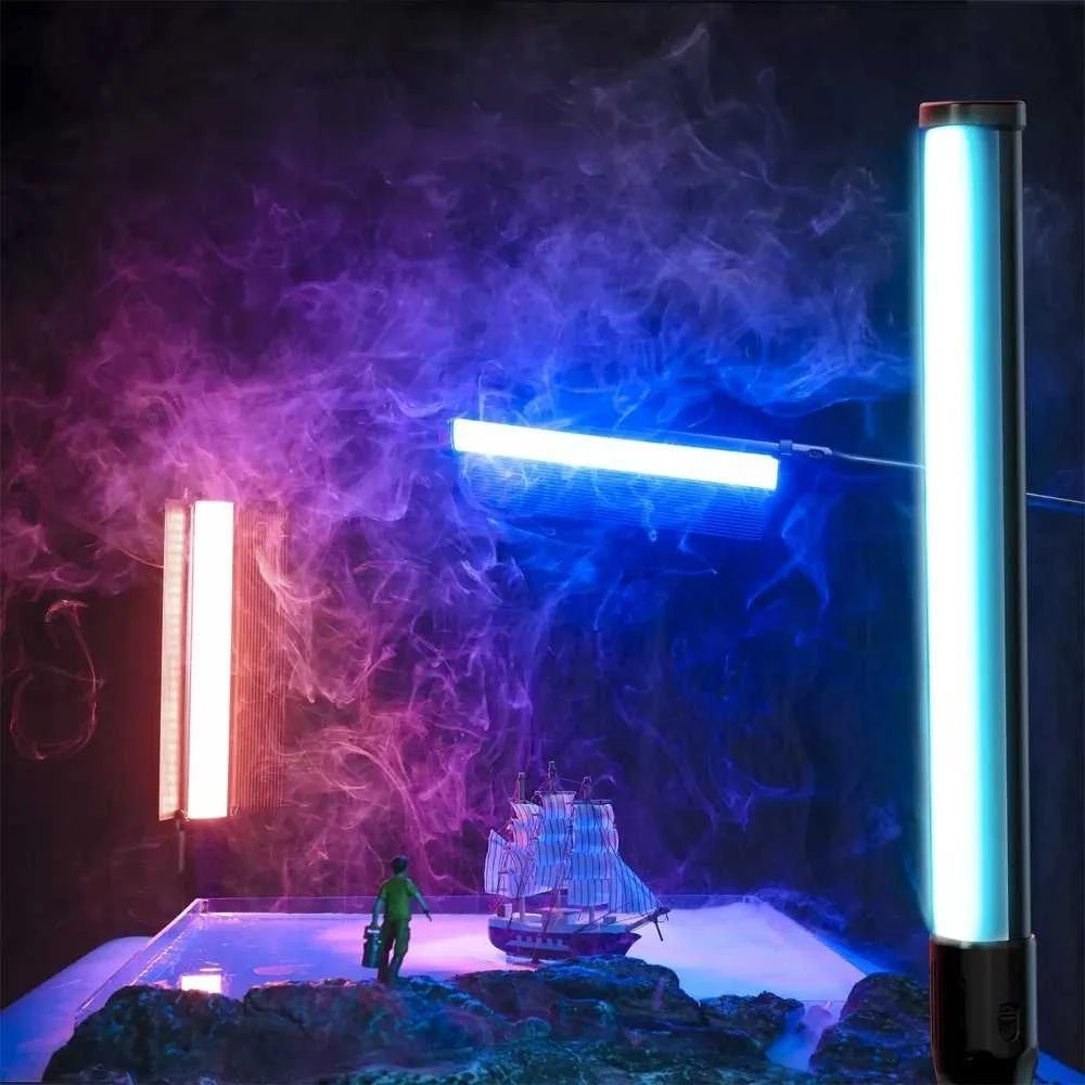 LED Lempa - Ulanzi Vl360 RGB Balta/Mėlyna/Geltona