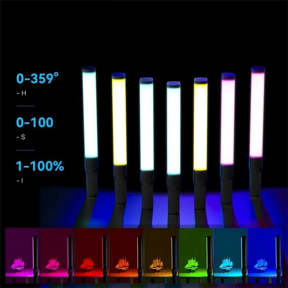 LED Lempa - Ulanzi Vl360 RGB Balta/Mėlyna/Geltona
