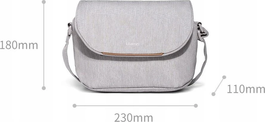 Krepšys Fotograficzna Futerał Ulanzi Crossbody Sling Na Aparat Kamerę Telefonas / F01 / Kremas