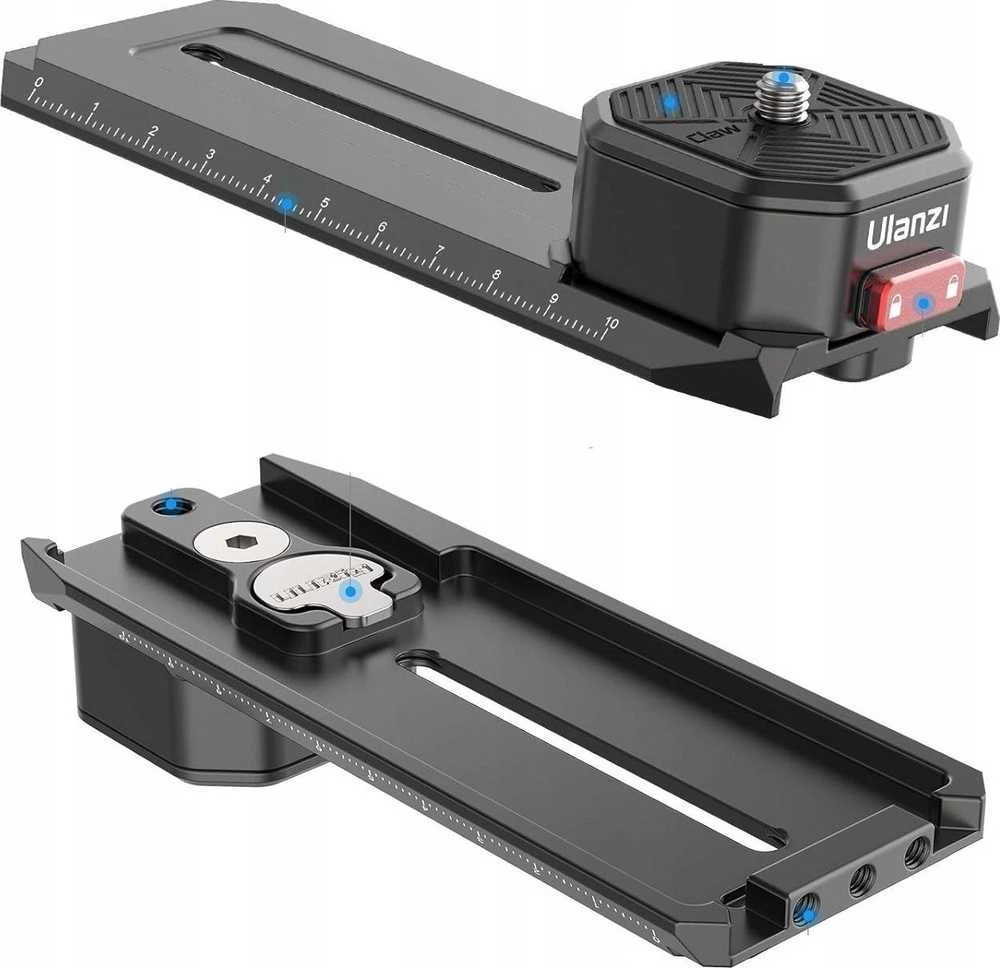 Ulanzi Rankena Plokštė Bėgis Su Skale Tvirtinimas 1/4'''' Dji Ronin Rsc 2 / R085