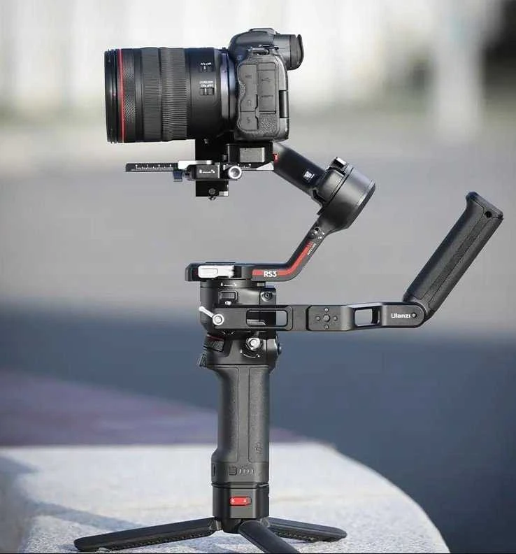 Kameros priedas - Ulanzi Gimbal rankena DJI RS3, 360° sukimosi, silikono rankena