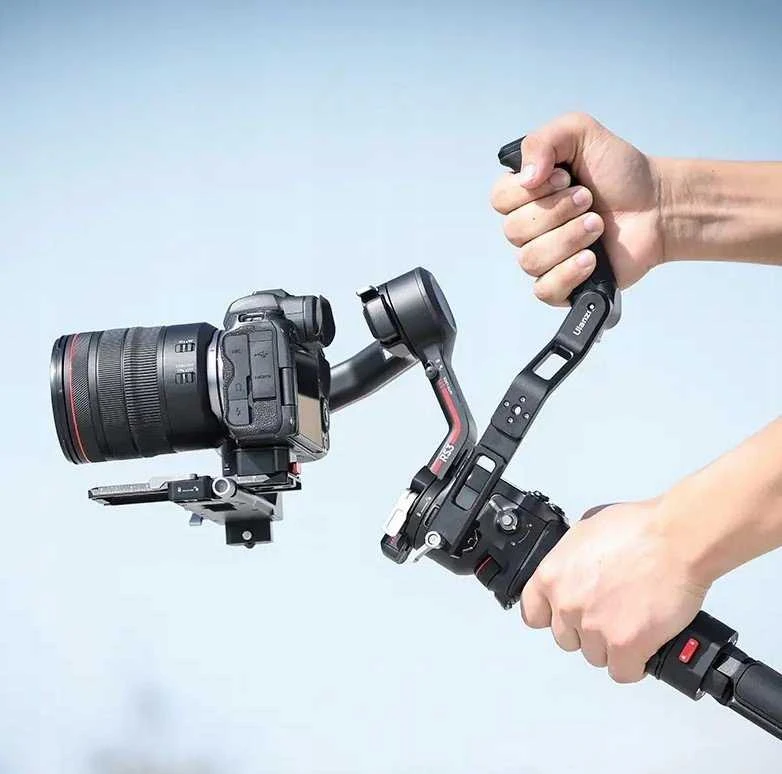 Kameros priedas - Ulanzi Gimbal rankena DJI RS3, 360° sukimosi, silikono rankena
