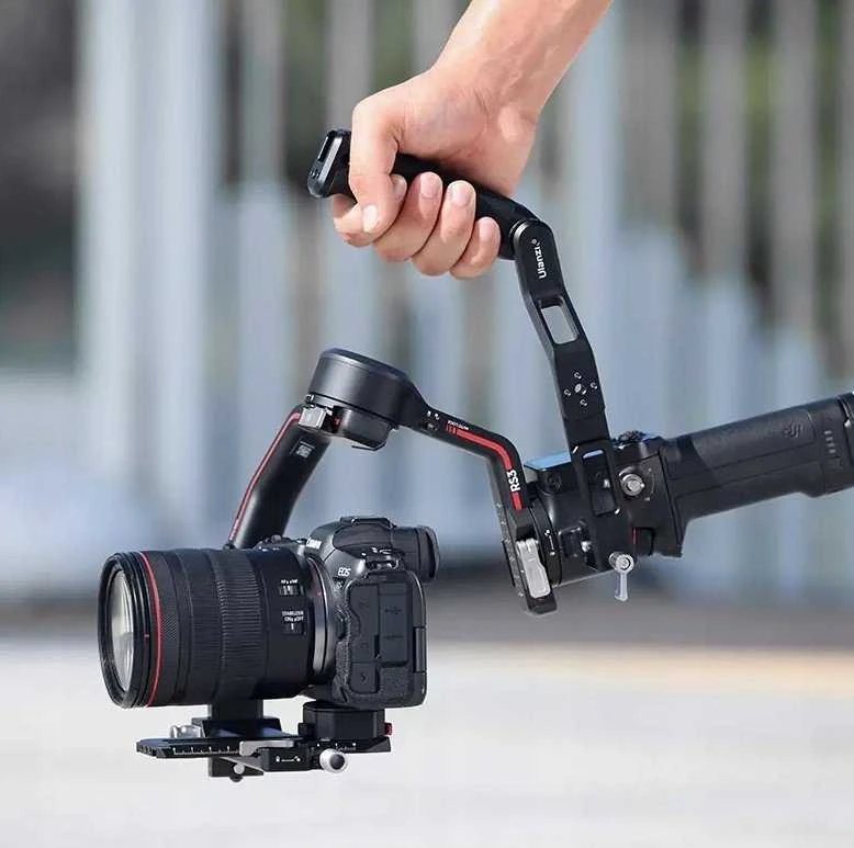 Kameros priedas - Ulanzi Gimbal rankena DJI RS3, 360° sukimosi, silikono rankena