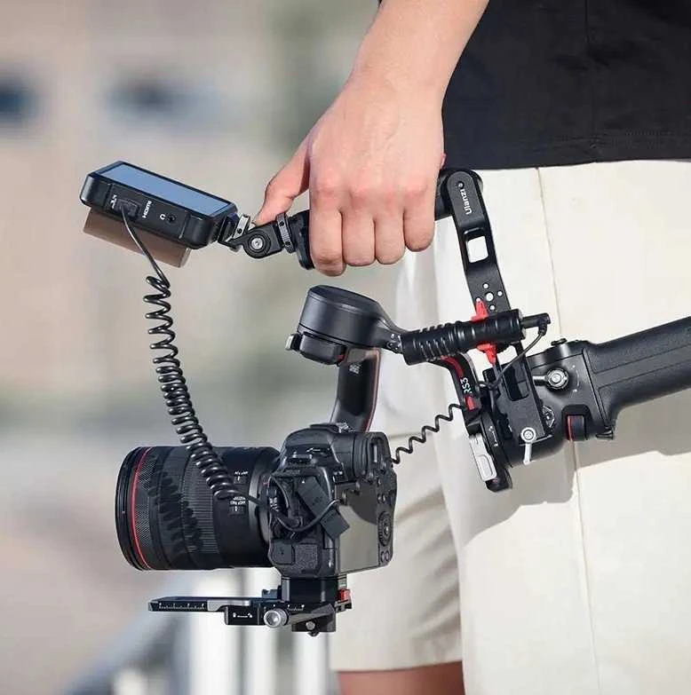 Kameros priedas - Ulanzi Gimbal rankena DJI RS3, 360° sukimosi, silikono rankena