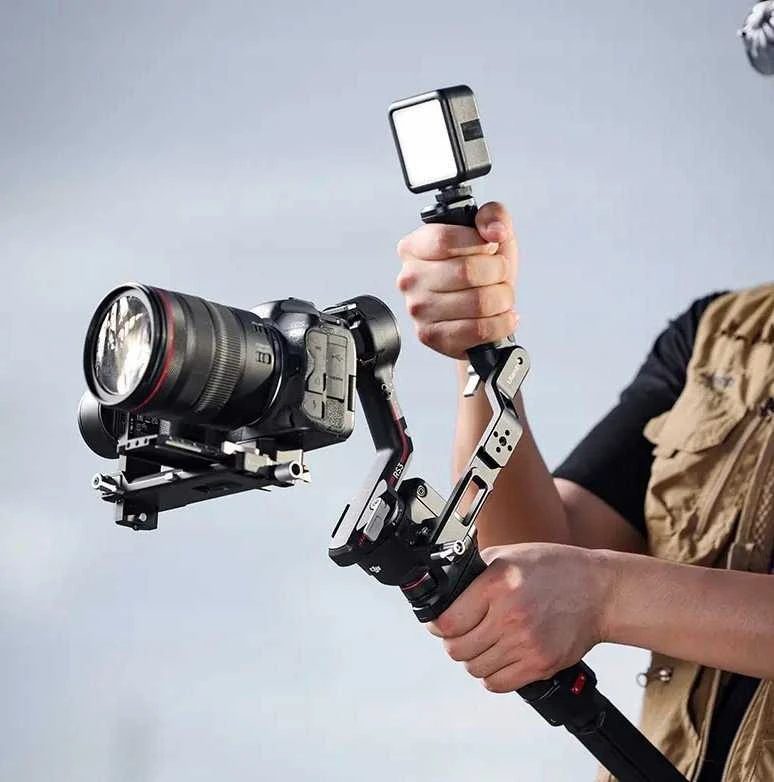Kameros priedas - Ulanzi Gimbal rankena DJI RS3, 360° sukimosi, silikono rankena