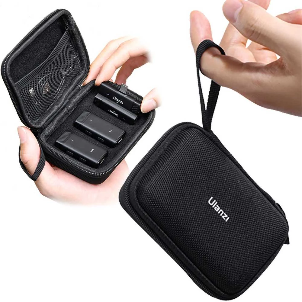 Belaidis Mikrofonas - Ulanzi HM2301 2 Siųstuvai 2 Imtuvai USB-C
