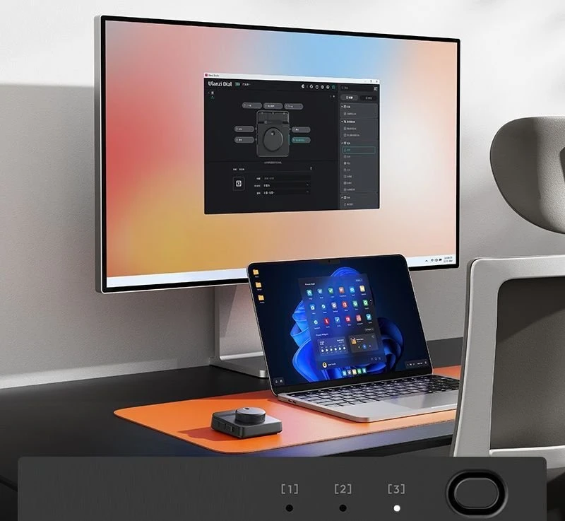 Ulanzi valdymo pultas su rankenėle vaizdo įrašams, haptika, Bluetooth 5.0 Ulanzi / D100h