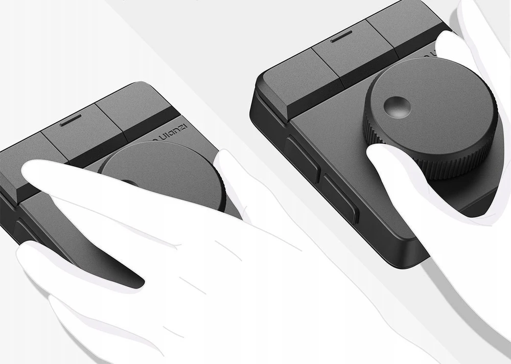 Ulanzi valdymo pultas su rankenėle vaizdo įrašams, haptika, Bluetooth 5.0 Ulanzi / D100h