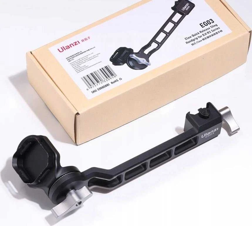 Kameros priedai - Ulanzi EG03 Claw Quick Release Sling Handgrip for DJI RS Series