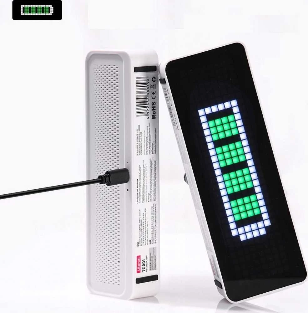 Laikrodis Wifi Ulanzi Pixel Clock Tc001