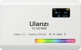Lemputė - Ulanzi Vl120 RGB balta