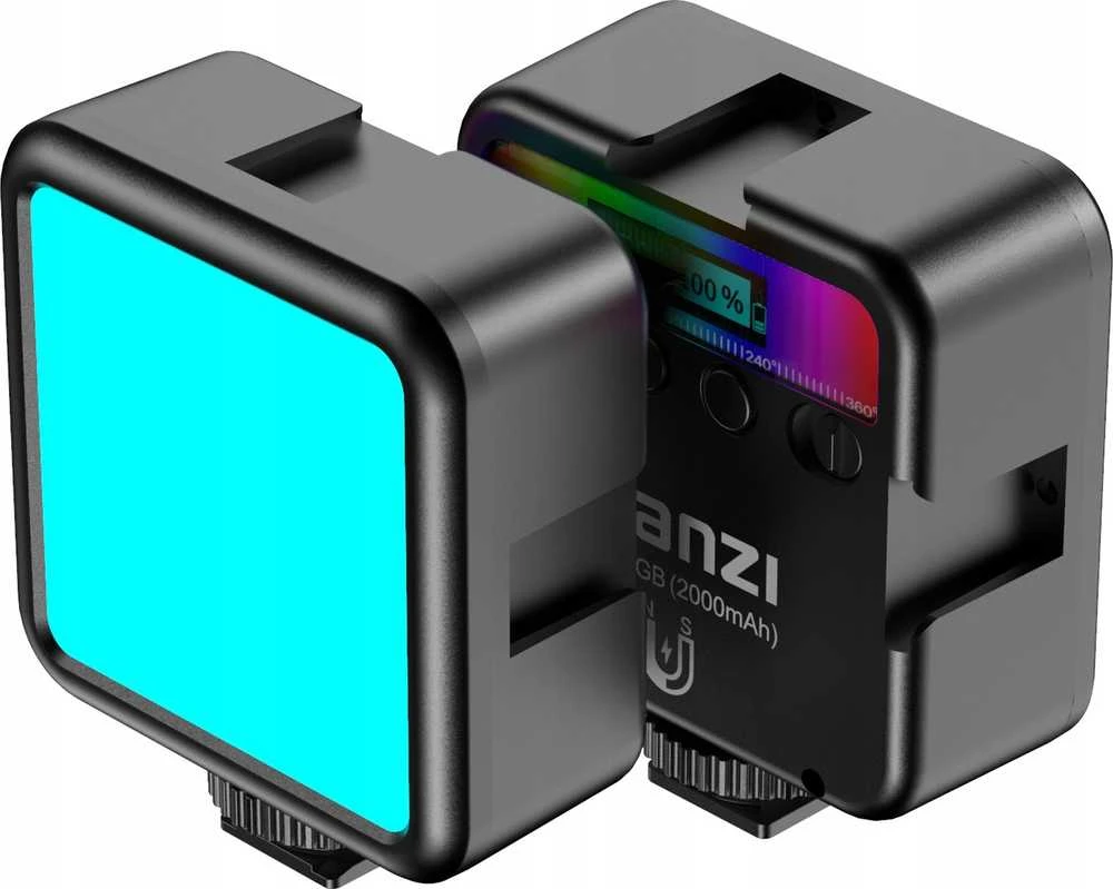 LED Šviestuvas Ulanzi VL49 RGB, WB (2500 K - 9000 K)