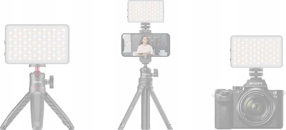 LED Šviestuvas Ulanzi VL120 RGB, WB (2500 K - 9000 K)