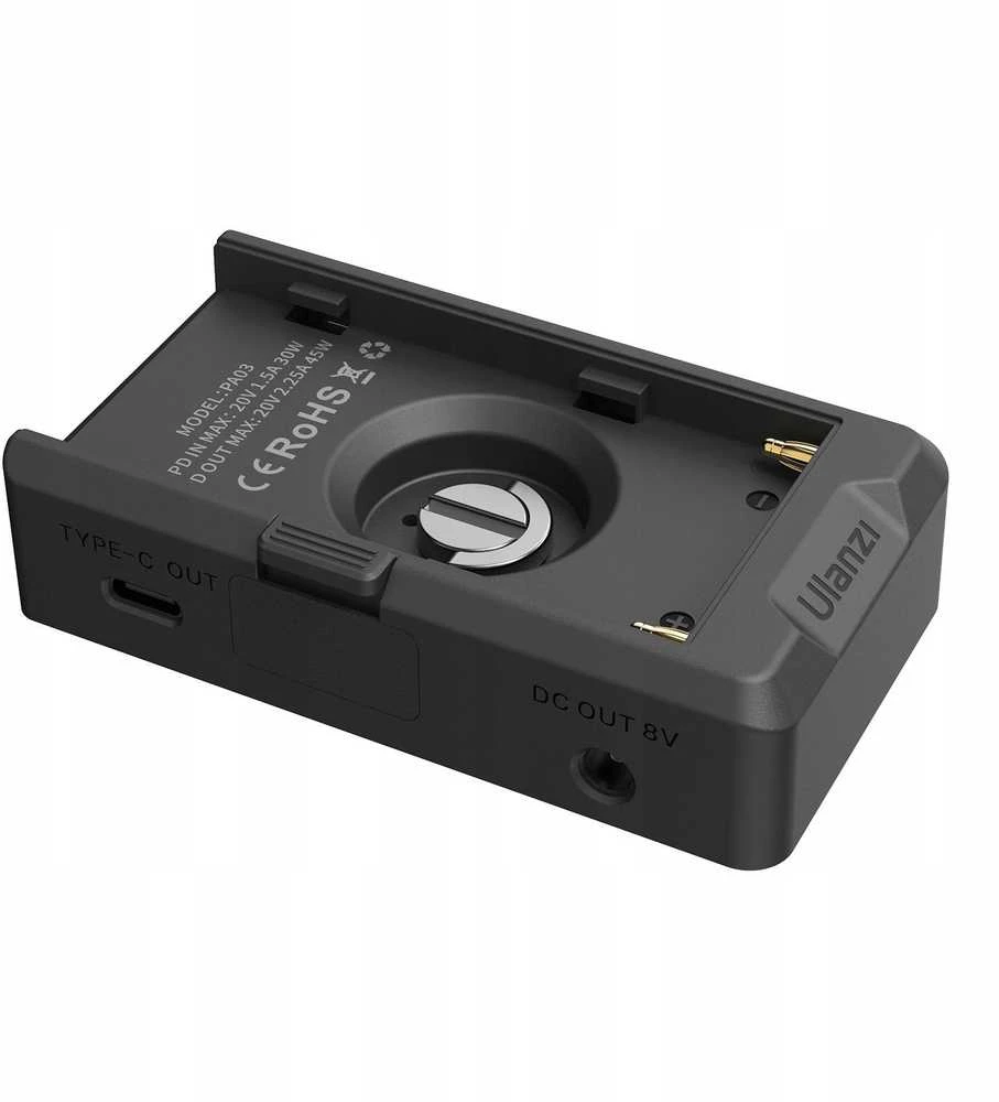 Adapteris - Ulanzi PA03 USB-C DC PD USB-A NP-F serijos baterijoms