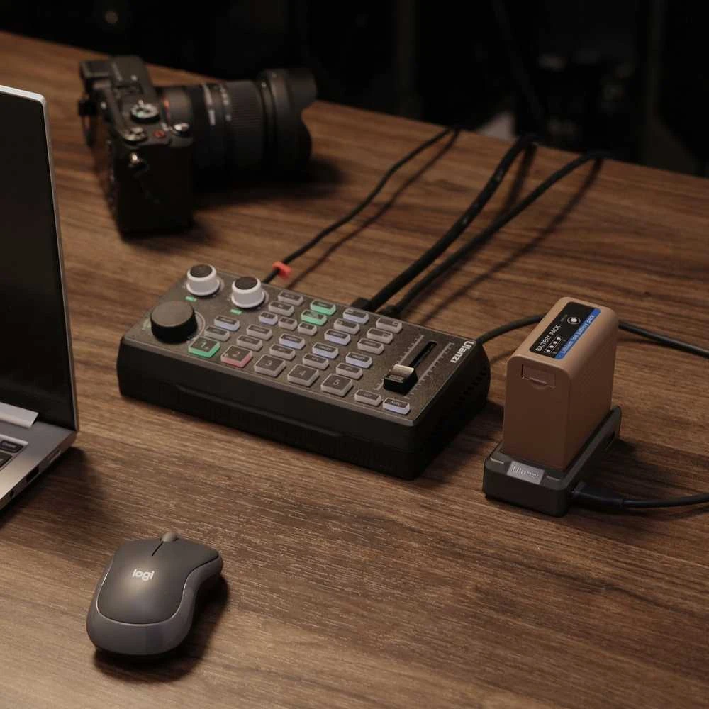 Adapteris - Ulanzi PA03 USB-C DC PD USB-A NP-F serijos baterijoms