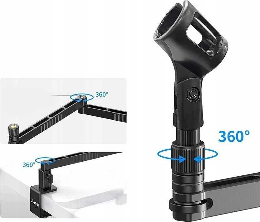 Ulanzi Mikrofonas Tripod Rotary Arm Rankena Mikrofonas / Ulanzi Ls26