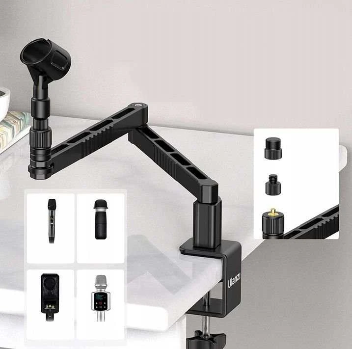 Ulanzi Mikrofonas Tripod Rotary Arm Rankena Mikrofonas / Ulanzi Ls26