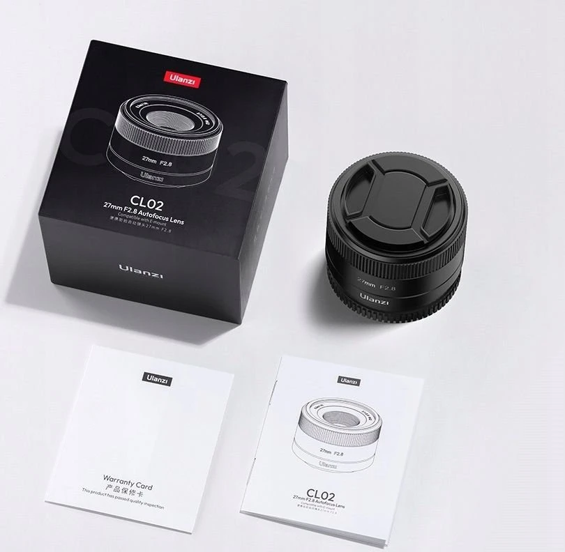 Fotoaparato Objektyvas - Ulanzi 27mm f/2.8 AF Sony E-mount, 30cm Minimalus Fokuso Atstumas