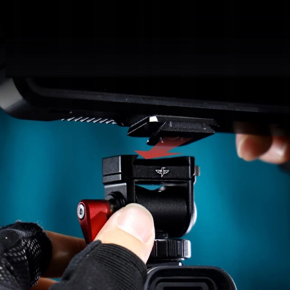 „Ulanzi Professional 3D 360“ monitoriaus galvutė, 1/4 colio sriegis / greitas prijungimas / CO01