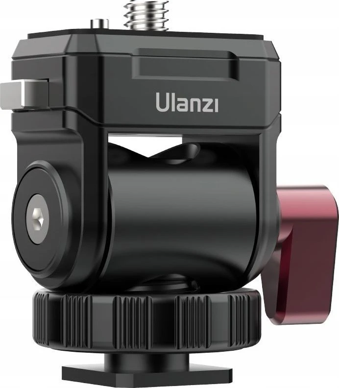 „Ulanzi Professional 3D 360“ monitoriaus galvutė, 1/4 colio sriegis / greitas prijungimas / CO01