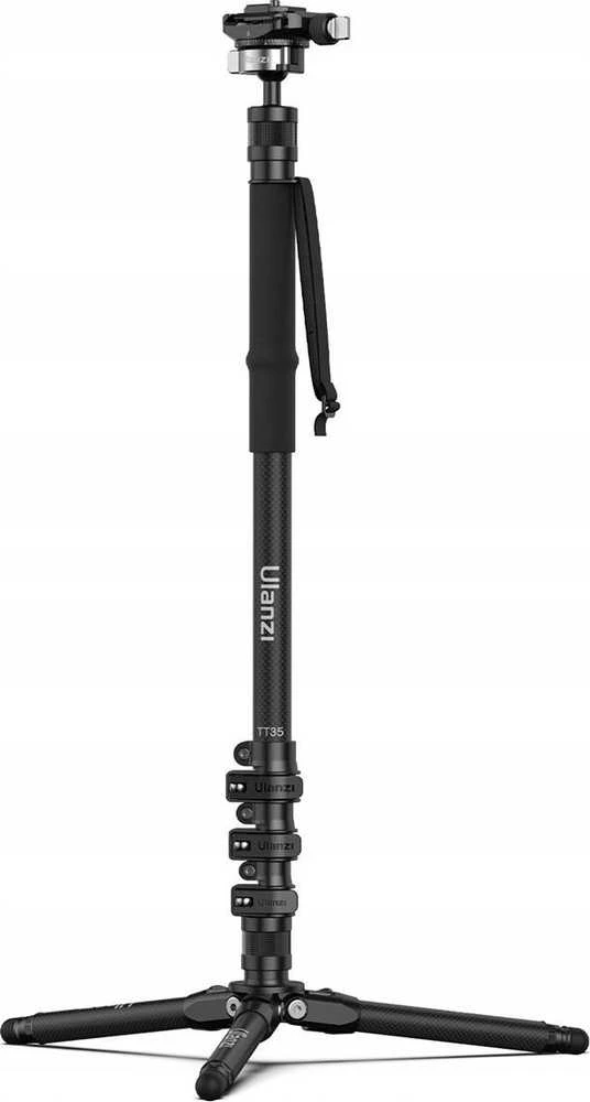 Stovas - Ulanzi TT35 anglies pluošto fotoaparato stovas 49-130 cm 360° panoraminis galvutė